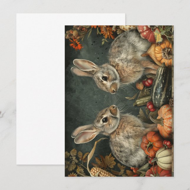 Pequeña Tarjeta de escenas de animales de época (Anverso / Reverso)