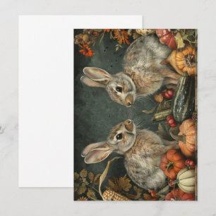 Pequeña Tarjeta de escenas de animales de época