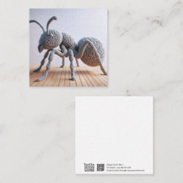 Pequeña Tarjeta de felicitación Crochet Ant