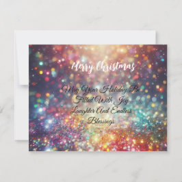 Pequeña Tarjeta de felicitación de navidad por mora