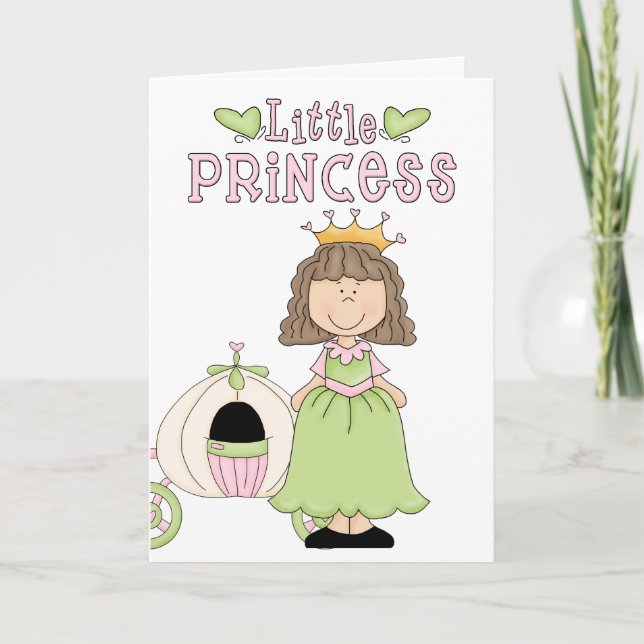Pequeña tarjeta de felicitación de princesa (Anverso)