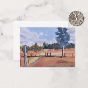Pequeña Tarjeta de felicitación de Texas Ranch