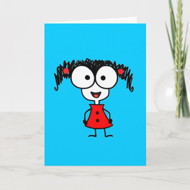 Pequeña tarjeta de felicitación intermedia (Anverso)
