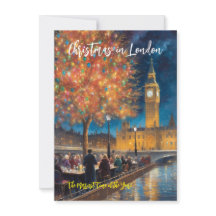 Tarjeta de Felicitación 'Navidad en Londres'