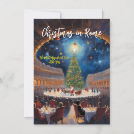 Pequeña Tarjeta de Felicitación 'Navidad en Roma'