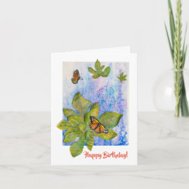 Pequeña tarjeta de felicitación personalizada con