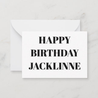 Pequeña Tarjeta de Feliz Cumpleaños que Puedes Usar en Tod