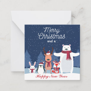 Pequeña Tarjeta de Feliz Navidad