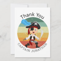 Tarjeta de Fiesta de Pirate Boy