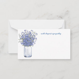 Pequeña Tarjeta de floristería Ángel conmemorativo de simp