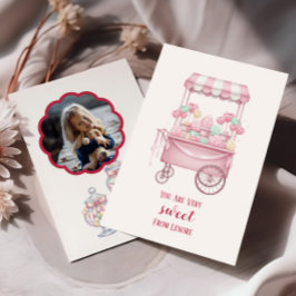 Pequeña Tarjeta de Foto de San Valentín para Niños con Tem