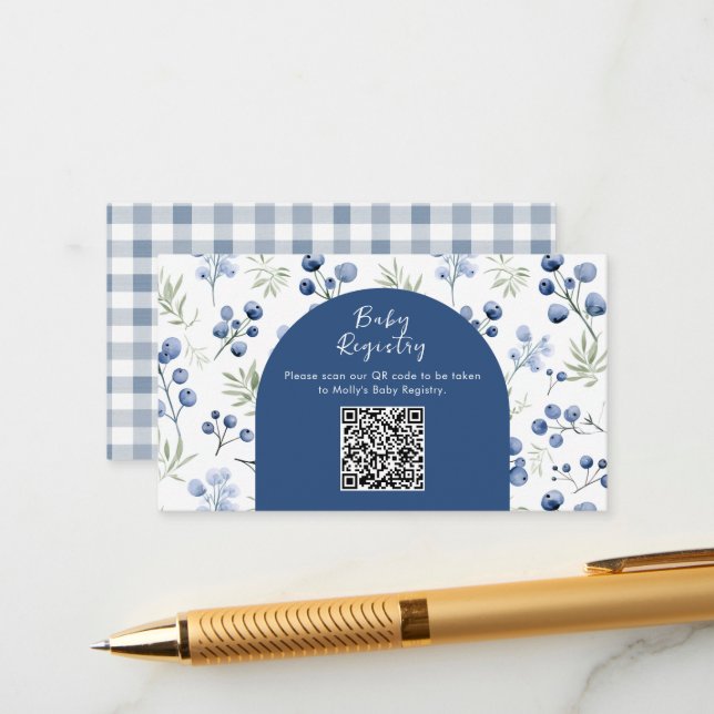 Pequeña tarjeta de gabinete de Baby Shower de colo (Anverso/Reverso In Situ)