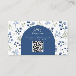 Pequeña tarjeta de gabinete de Baby Shower de colo