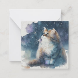 Pequeña Tarjeta de gato acuática