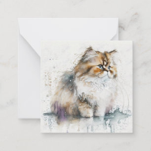 Pequeña Tarjeta de gato acuática