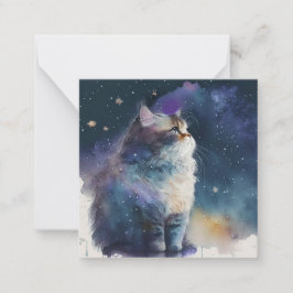 Pequeña Tarjeta de gato acuática