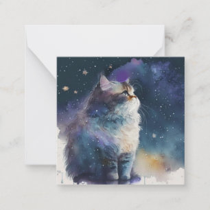 Pequeña Tarjeta de gato acuática