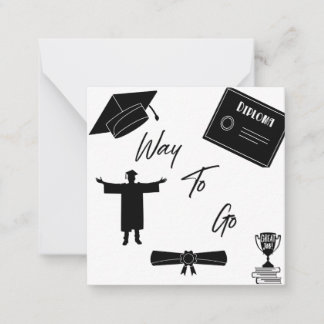 Pequeña Tarjeta de graduación