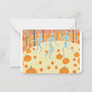 Pequeña tarjeta de halloween
