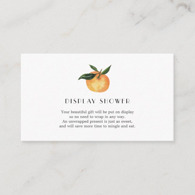 Pequeña tarjeta de inserción de la ducha de pantal (Anverso)