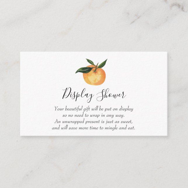 Pequeña tarjeta de inserción de la ducha de pantal (Anverso)