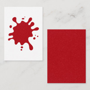 Pequeña Tarjeta de inserción de negocio de tomate Red Spla