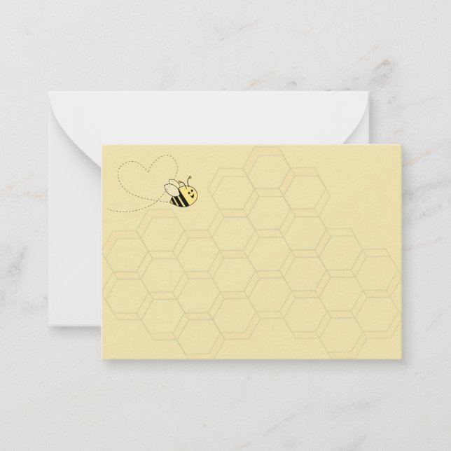 Pequeña Tarjeta de inserción neutra para Baby Bee (Anverso)