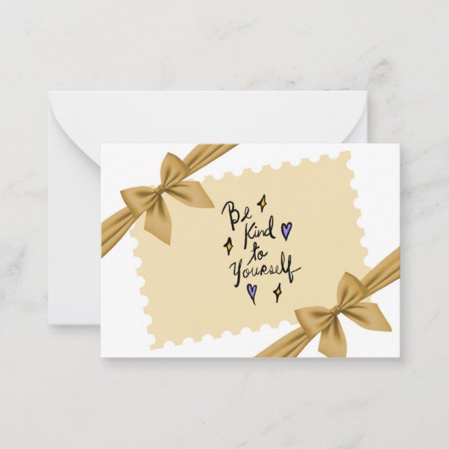 Pequeña Tarjeta de motivación (Anverso)