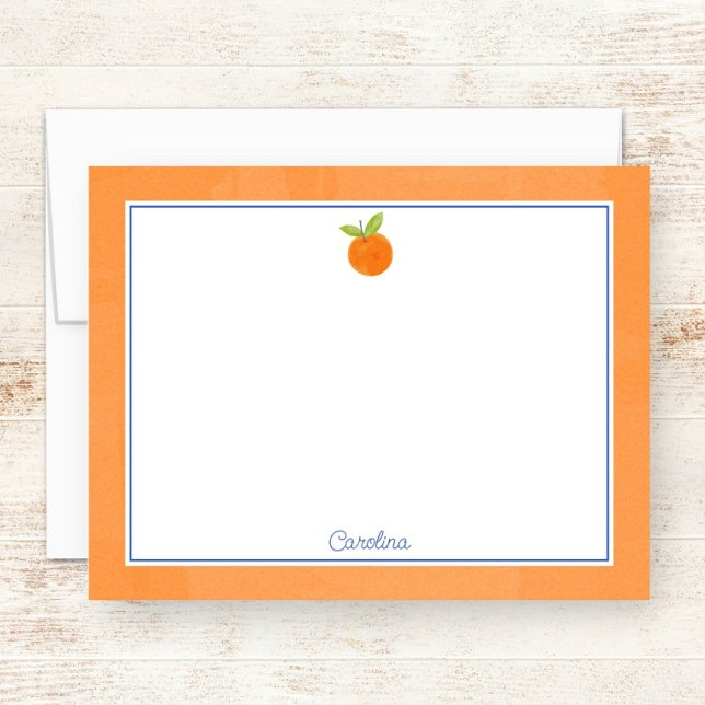 Pequeña Tarjeta de Naranja de frutas de cítricos preppy y  (Subido por el creador)