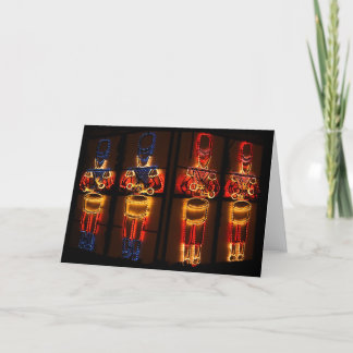 Pequeña tarjeta de Navidad de los muchachos del