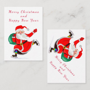 Pequeña Tarjeta de Navidad de Santa Claus