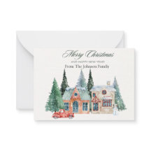 Tarjeta de Navidad Personalizada para Familias Tar