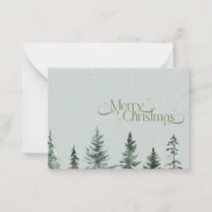 Pequeña tarjeta de navidades