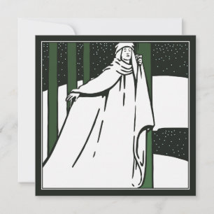 Pequeña Tarjeta de Navidades de Navidades pacíficos previo