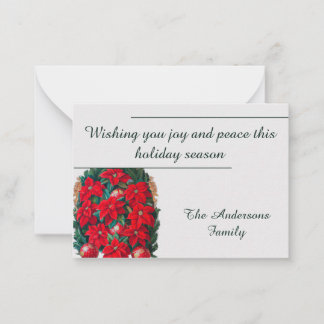 Pequeña Tarjeta de Navidades de personalizable