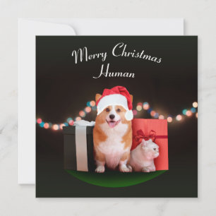 Pequeña Tarjeta de Navidades de personalizable de vacacion