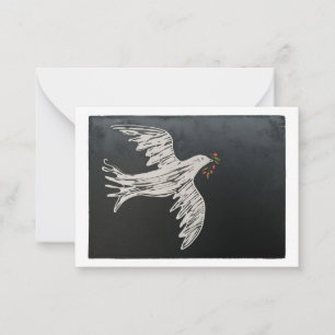 Pequeña Tarjeta de Navidades Dove