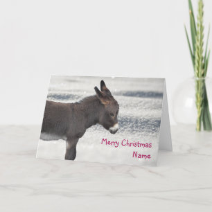 Pequeña tarjeta de Navidades Snowowley chocolate