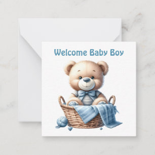Pequeña Tarjeta de niño de Recién nacido de bienvenida