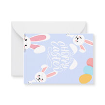 Tarjeta de Pascua (azul)