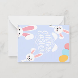 Pequeña Tarjeta de Pascua (azul)