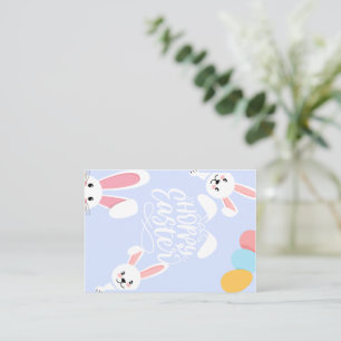 Pequeña Tarjeta de Pascua (azul)