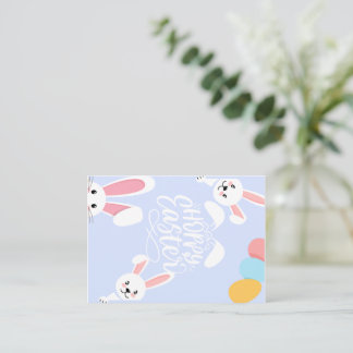 Pequeña Tarjeta de Pascua (azul)