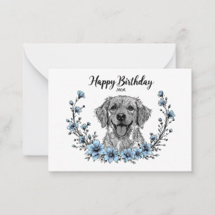 Pequeña Tarjeta de perro para mamá.
