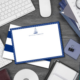 Pequeña Tarjeta de Personalizado de la Marina de Barco Náu