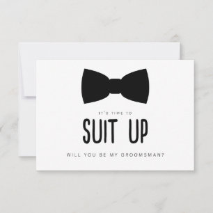Pequeña Tarjeta de propuesta de grupo Suit Up