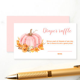 Pequeña Tarjeta de Raffle de pañales Baby Shower r