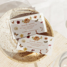 Pequeña Tarjeta de Raffle para Calabaza Baby Showe