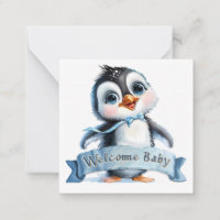 Tarjeta de Recién nacido de bienvenida