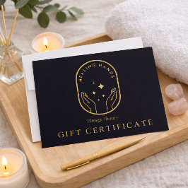 Pequeña Tarjeta de Regalo de Terapia de Masaje Modern Heal